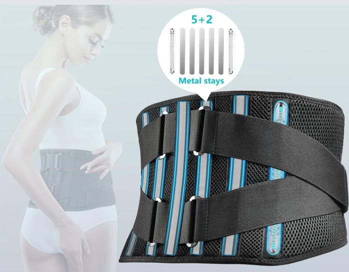 Corsé de espalda de malla de aire Unisex